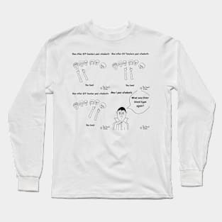 Count Drawcula Teaching Long Sleeve T-Shirt